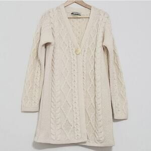 Aran Craft Chunky Merino Wool Sweater